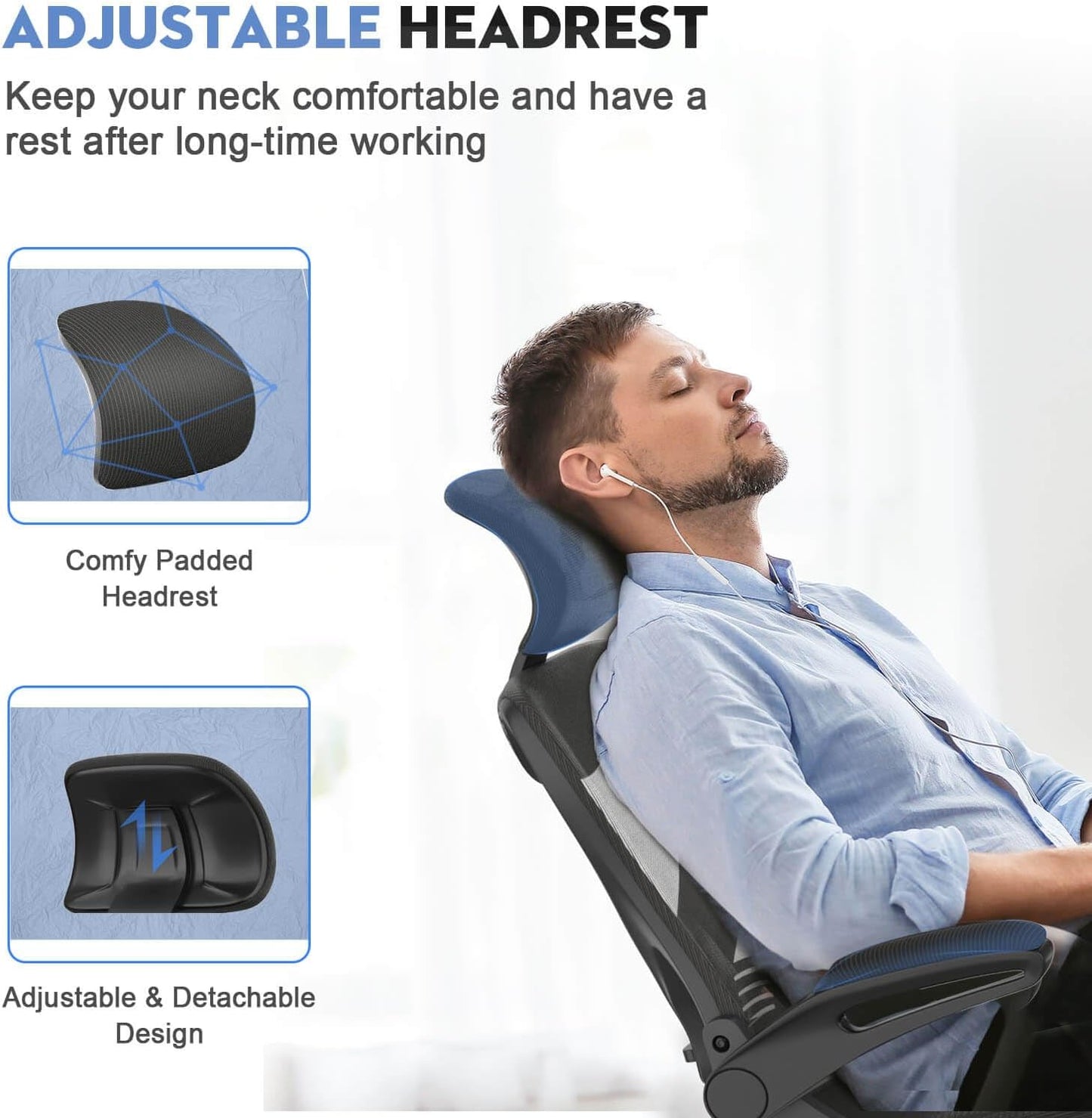 🪑 YONISEE Ergonomic Office Chair — Designed for All-Day Comfort