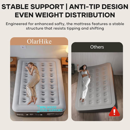 🛏️ Buy 1 Get 1 FREE - OlarHike Double Air Mattress