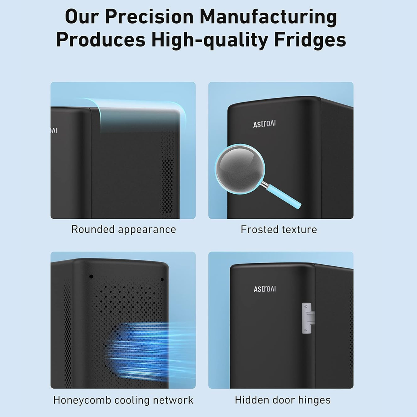 🍽️ Microwave + Mini Fridge Kit - Tower x AstroAI Kitchen Combo